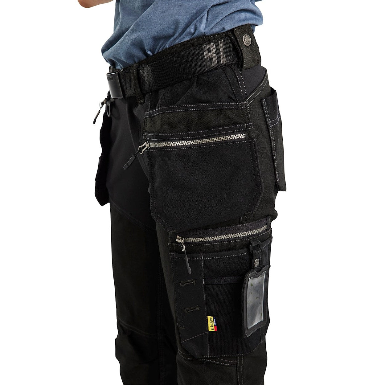 Blaklader Women's Craftsman Trousers with Stretch 7115 #colour_black