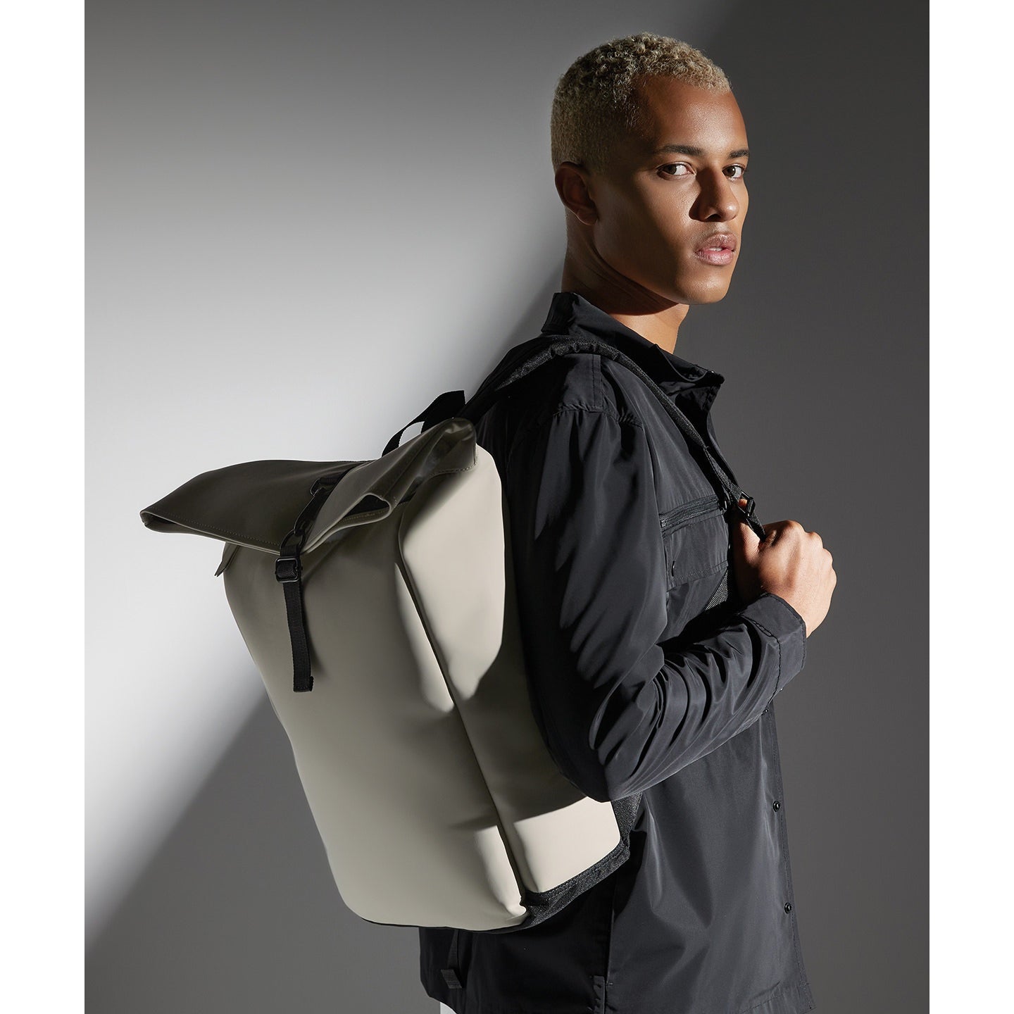 Bagbase Matte Pu Rolltop Backpack