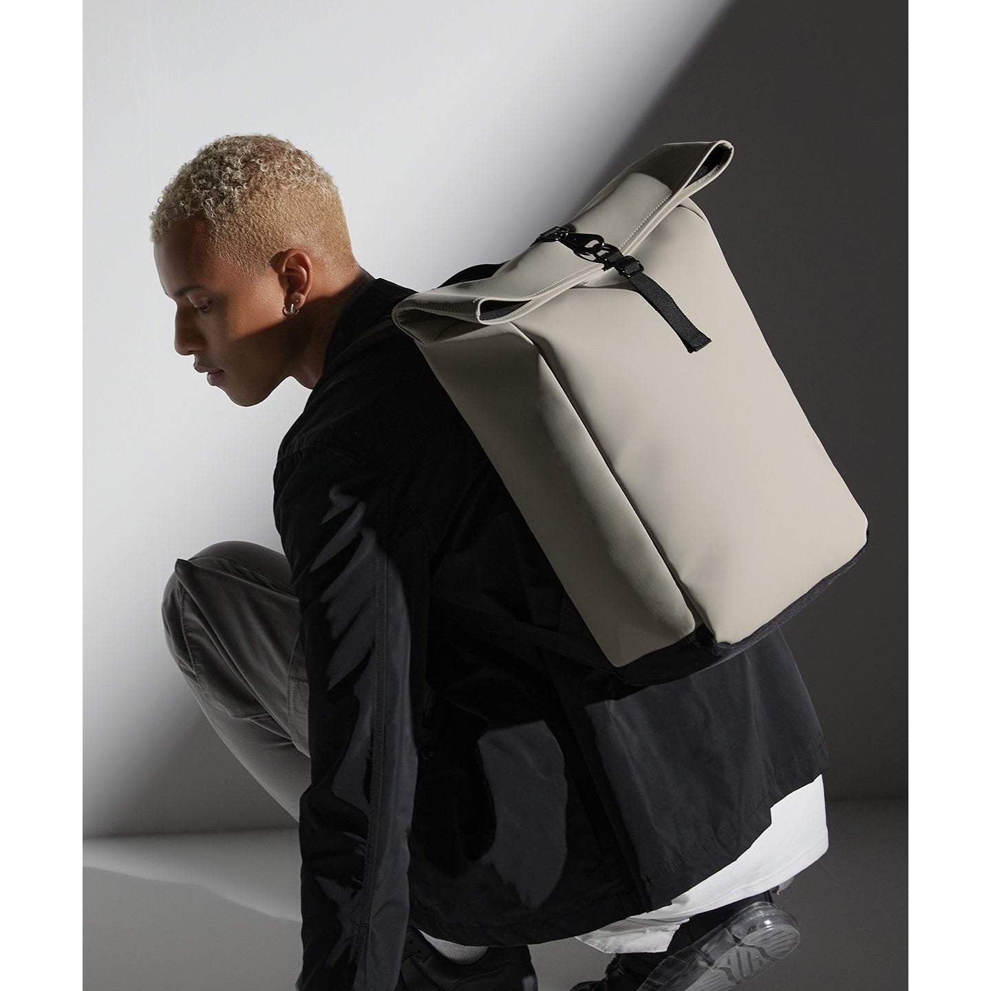 Bagbase Matte Pu Rolltop Backpack