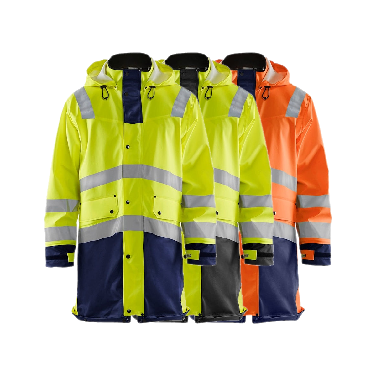 Blaklader Rain Coat Hi-Vis Level 3 4326