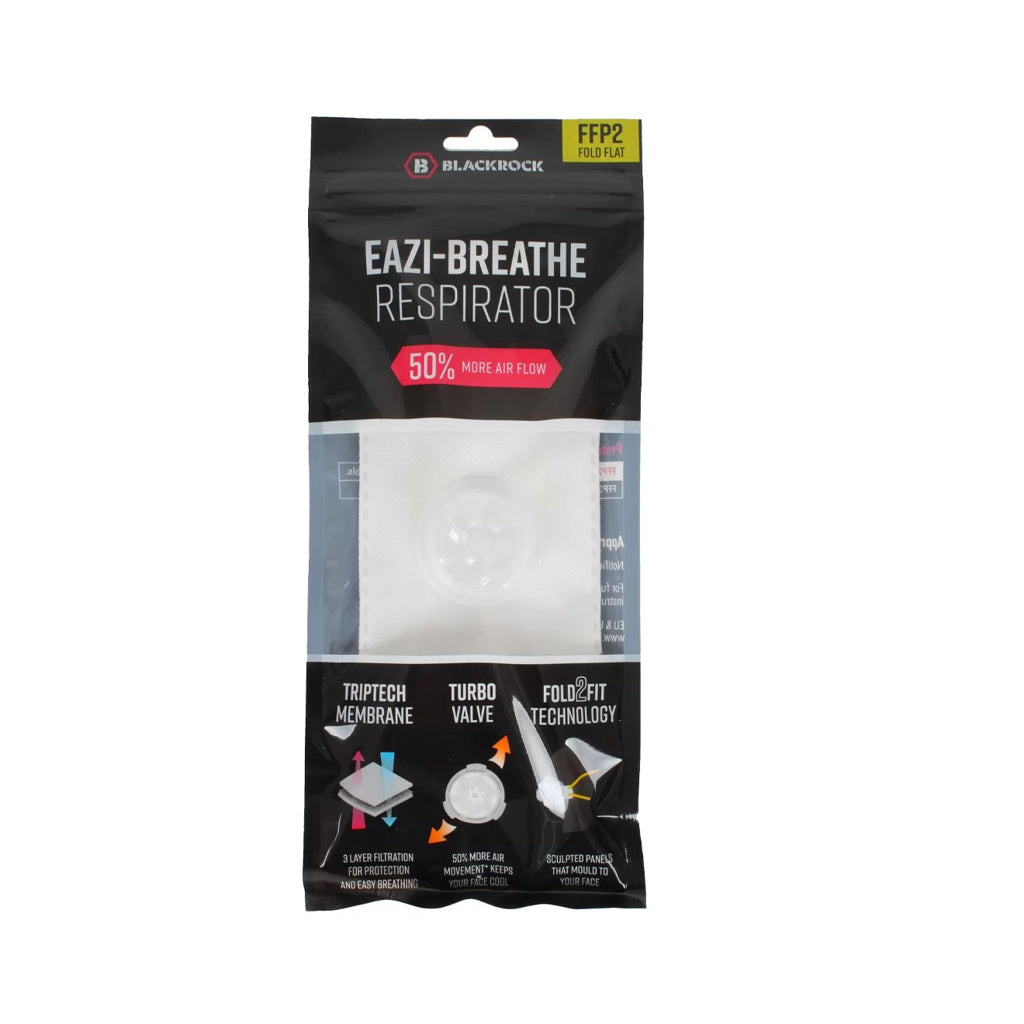 Blackrock Eazi-Breathe FFP2 Fold Flat Respirator