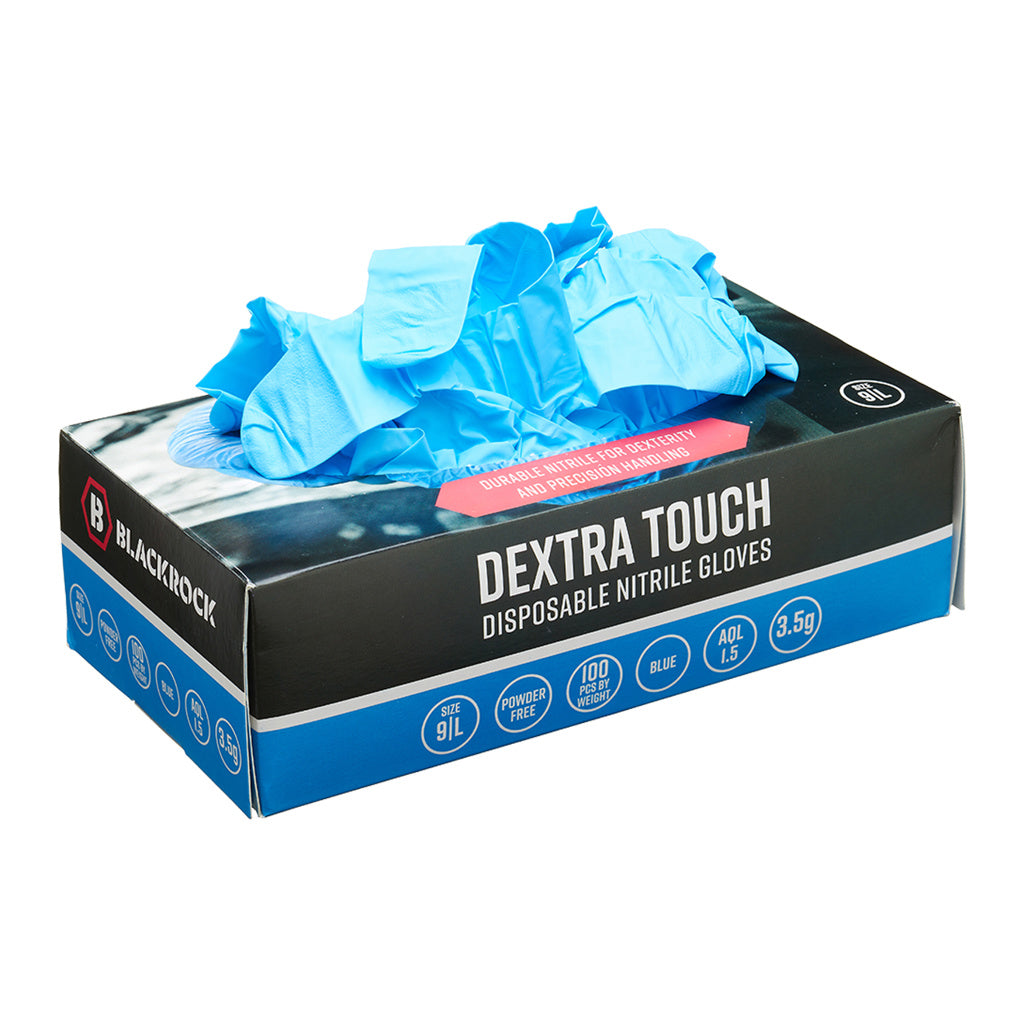 Blackrock Detra Touch Disposable Nitriles Gloves Box 100 pcs