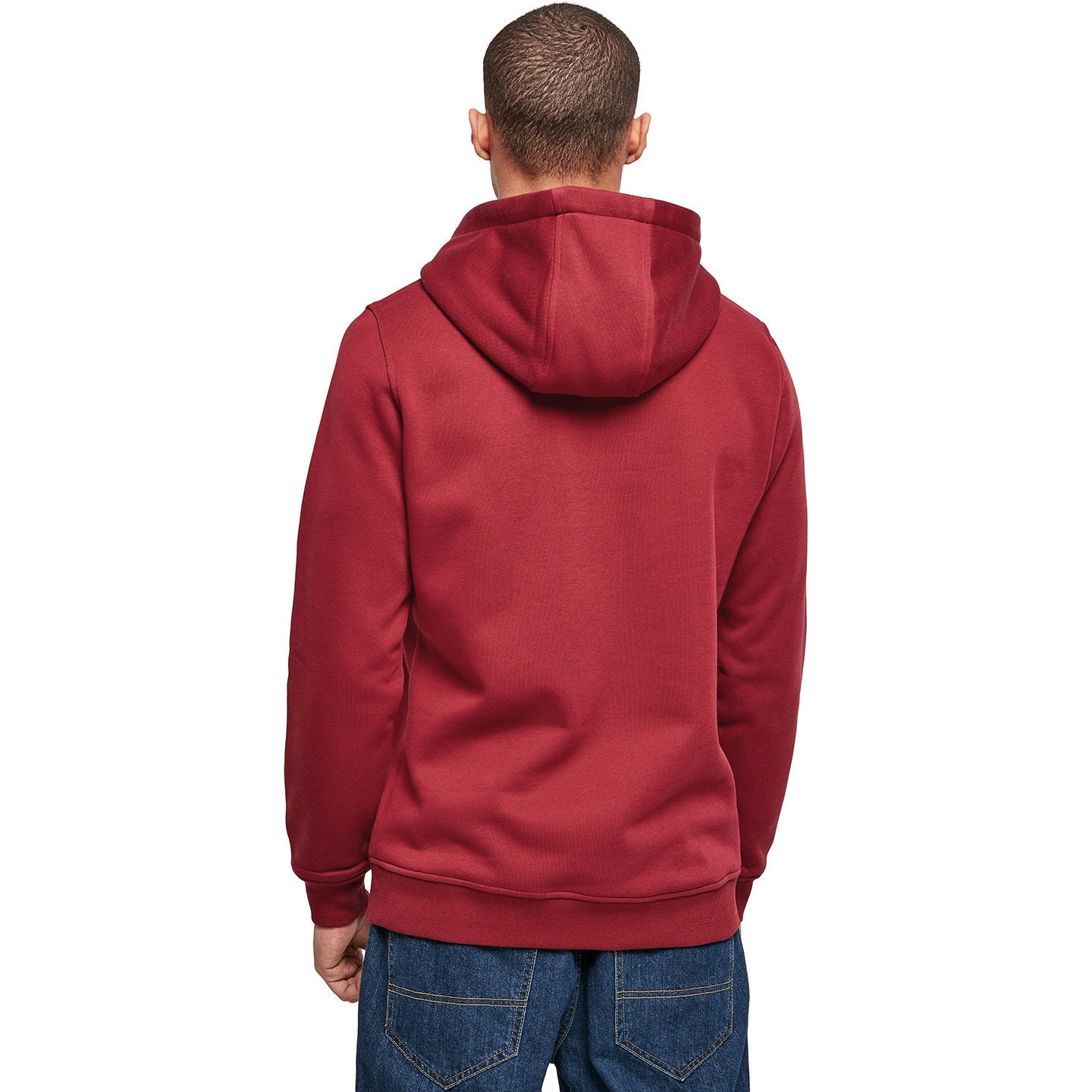 Build Your Brand Heavy Hoodie - Burgundy