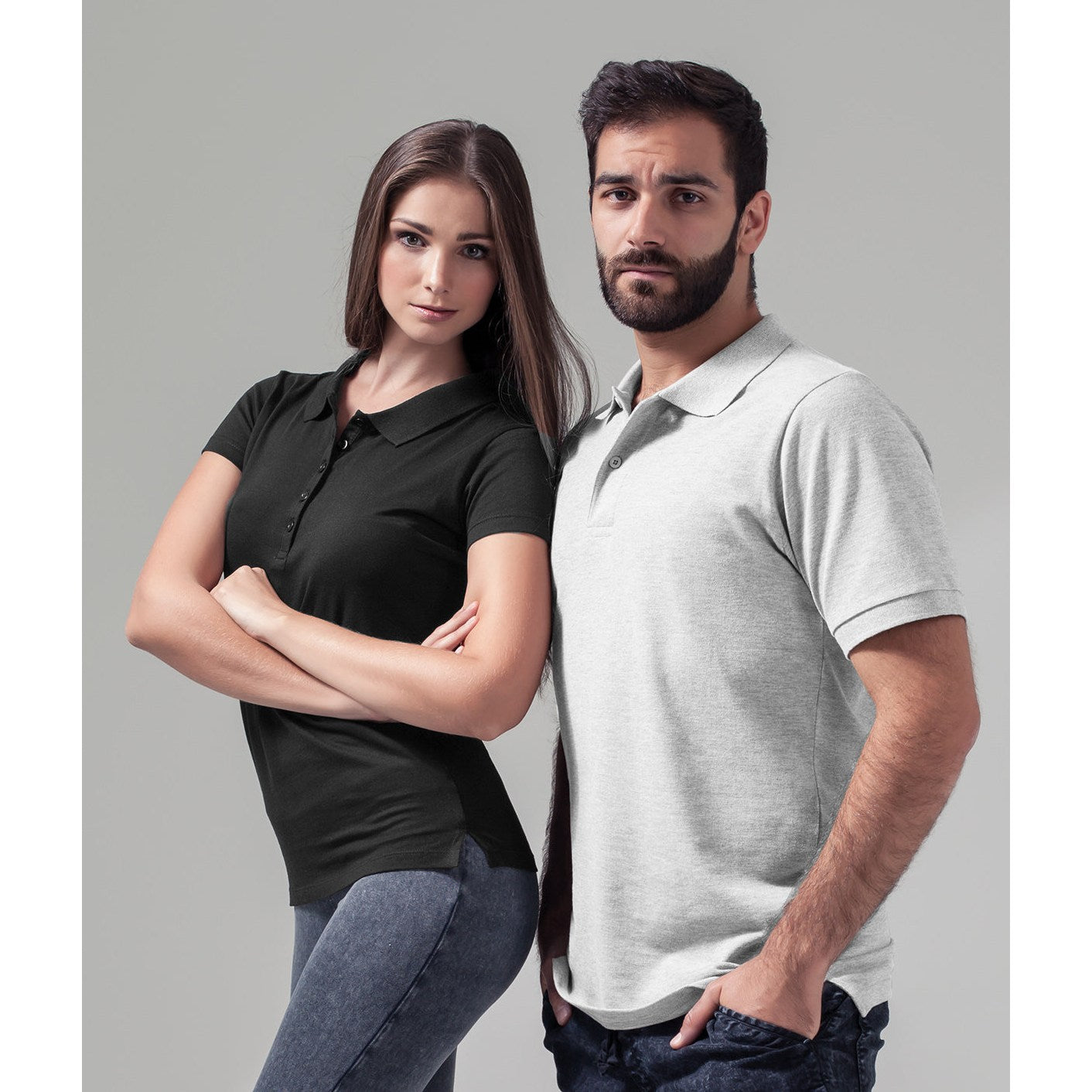 Build Your Brand Women's Jersey Polo