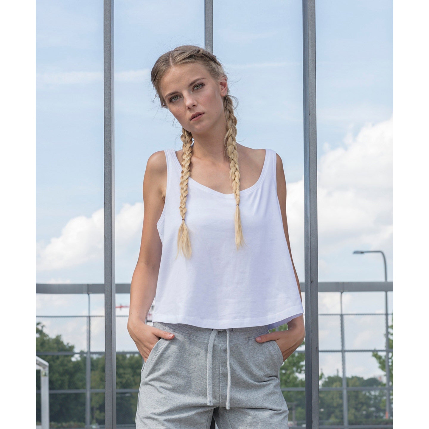 Build Your Brand Women's Oversized Tank Top