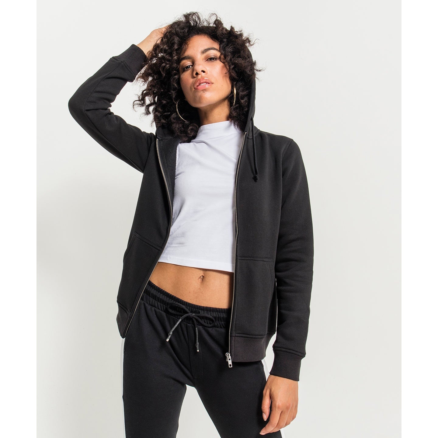 Build Your Brand Women's Merch Zip Hoodie