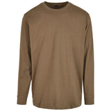 Build Your Brand Long Sleeve With Cuff Rib