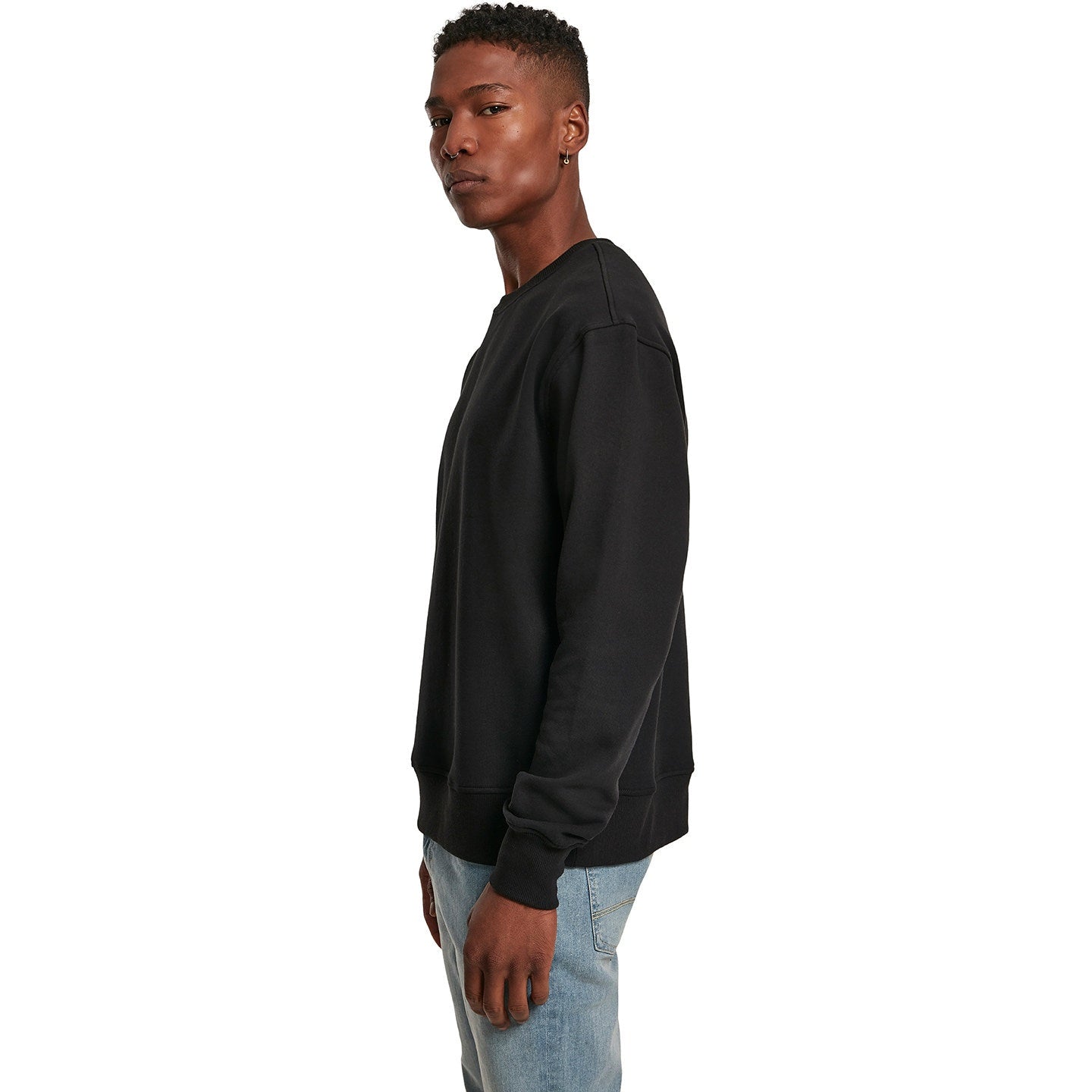 Build Your Brand Premium Oversize Crew Neck