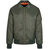 Build Your Brand Collar Bomber Jacket