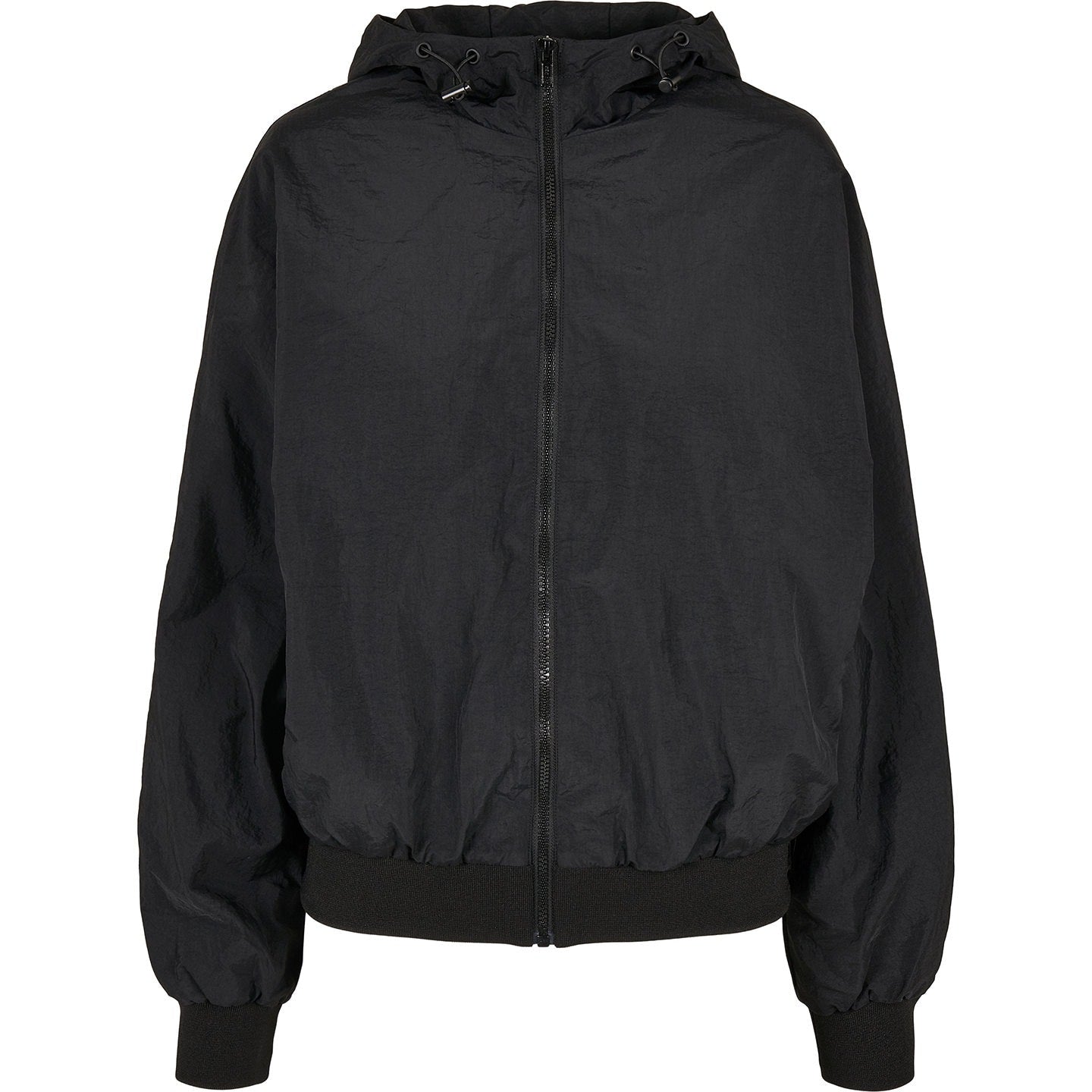 Build Your Brand Women's Crinkle Batwing Jacket