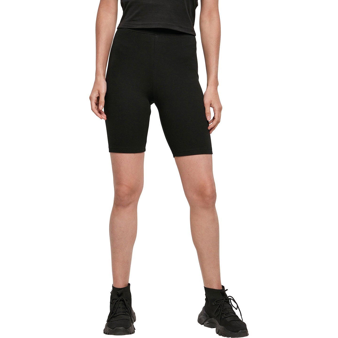 Build Your Brand Women's High Waist Cycle Shorts