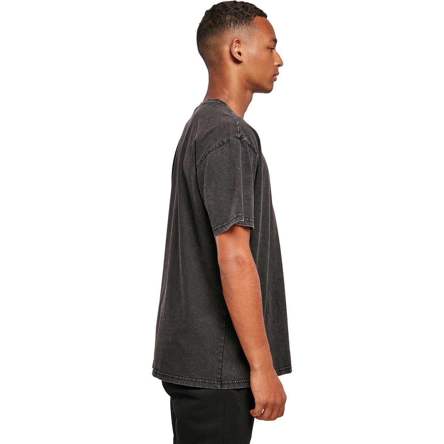 Build Your Brand Acid Washed Heavy Oversized Tee