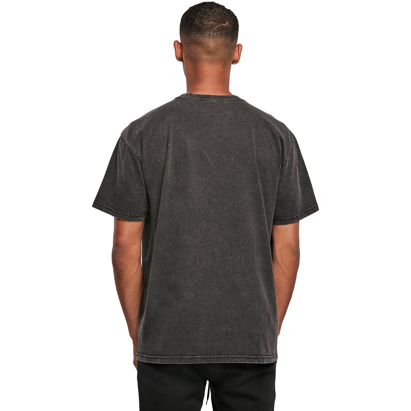 Build Your Brand Acid Washed Heavy Oversized Tee