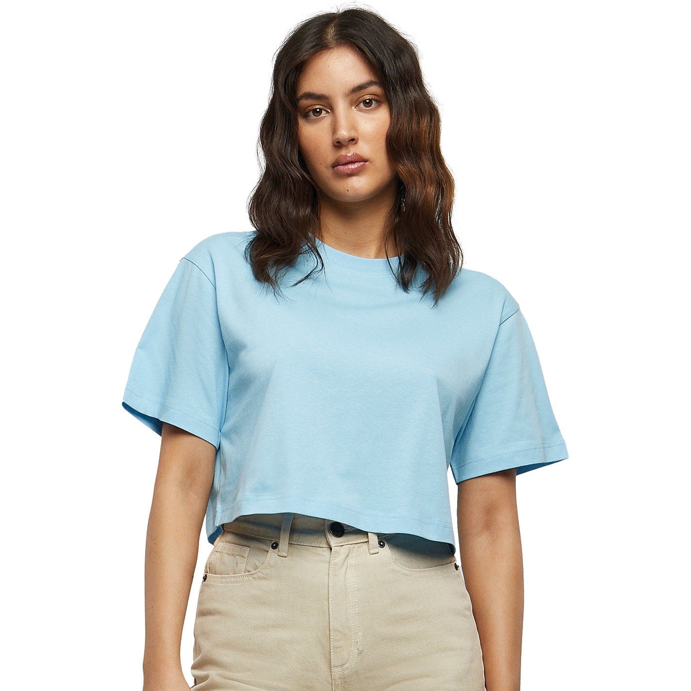 Build Your Brand Women's Short Oversized Tee