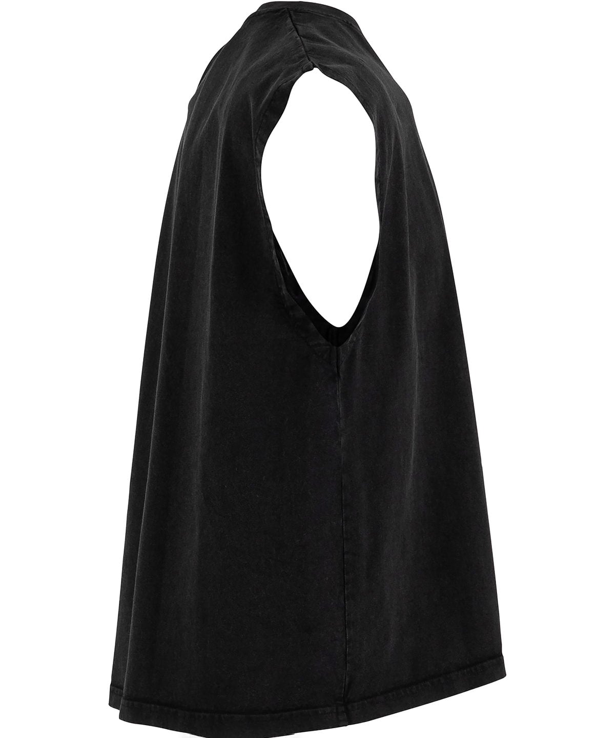 Build Your Brand BY436 Vintage Cropped Heavy Sleeveless Tee