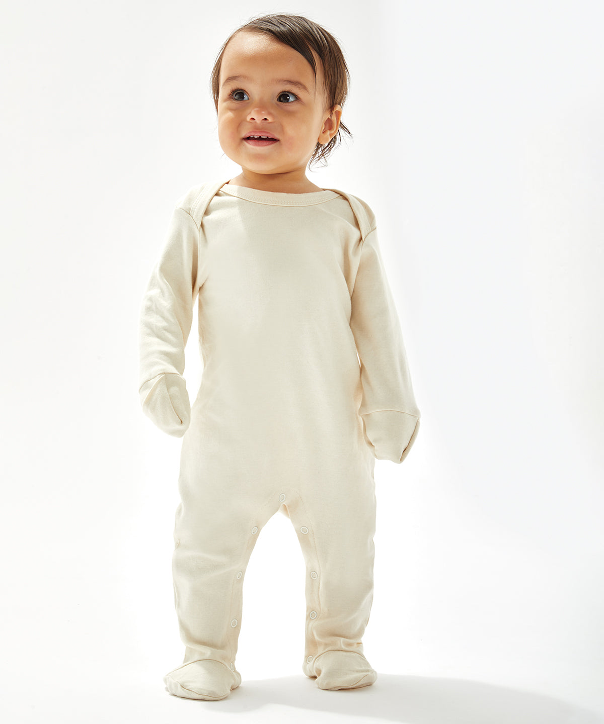 Babybugz Baby Organic Envelope Sleepsuit With Mitts