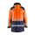 Blaklader Winter Parka Hi-Vis 4457 #colour_orange-navy-blue