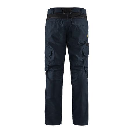 Blaklader Industry Trousers Stretch 1444 - Dark navy/Black #colour_dark-navy-black