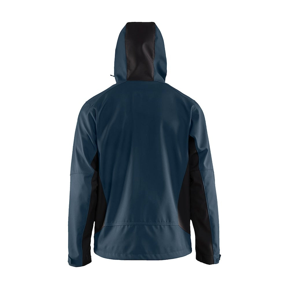 Blaklader Softshell Jacket with Hood 4753 #colour_dark-navy-black