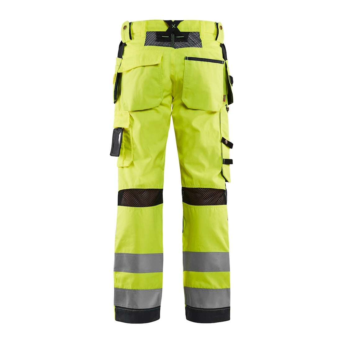Blaklader Ventilated Hi-Vis Trousers 1565 #colour_hi-vis-yellow-black