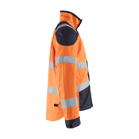Blaklader Multinorm Inherent Jacket 4089 #colour_orange-navy-blue