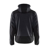 Blaklader Knitted Jacket with Softshell 5940 #colour_dark-grey-black