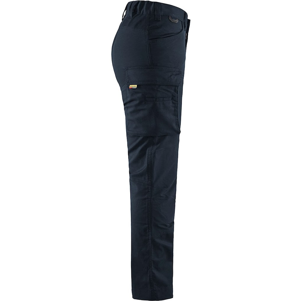 Blaklader Women's Service Trousers Stretch 7147 #colour_dark-navy-blue