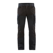 Blaklader Service Trousers Denim Stretch 1457 #colour_navy-blue-black