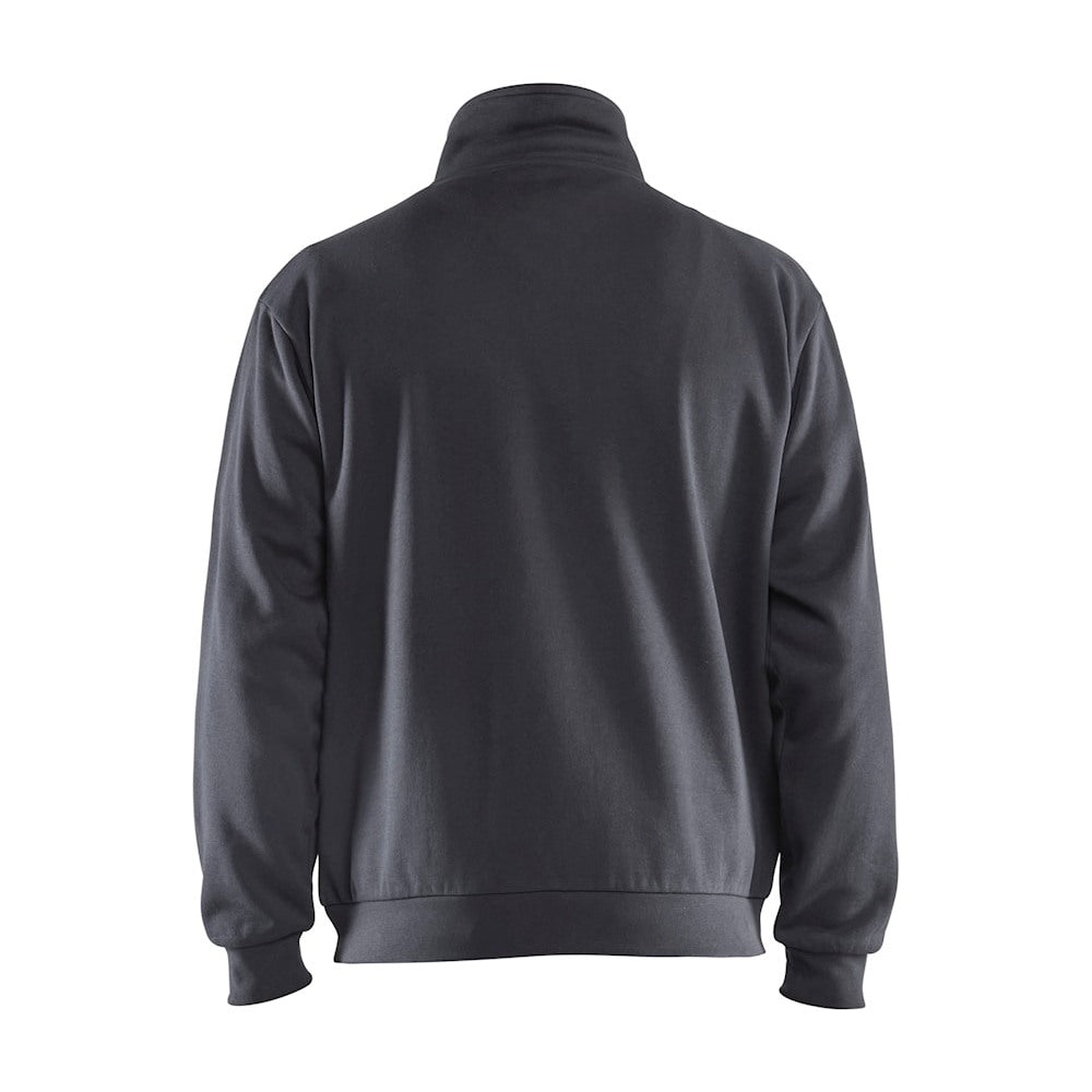 Blaklader Sweatshirt Half-Zip 3587 #colour_mid-grey