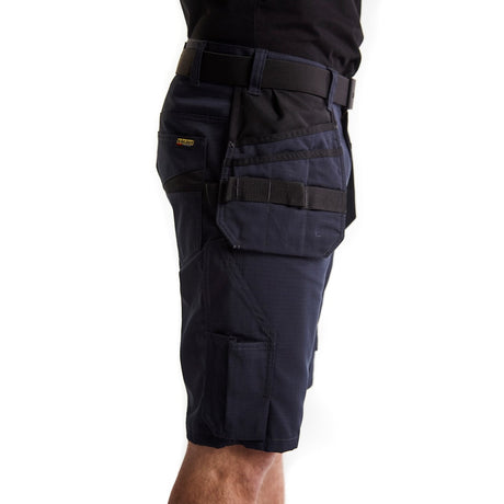Blaklader Service Shorts with Nailpockets 1494 #colour_dark-navy-black