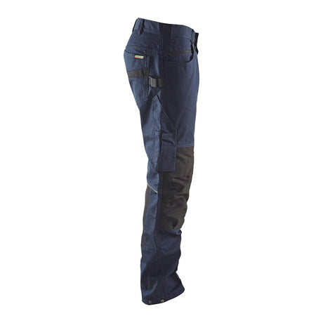 Blaklader Service Trousers with Stretch 1495 #colour_dark-navy-black