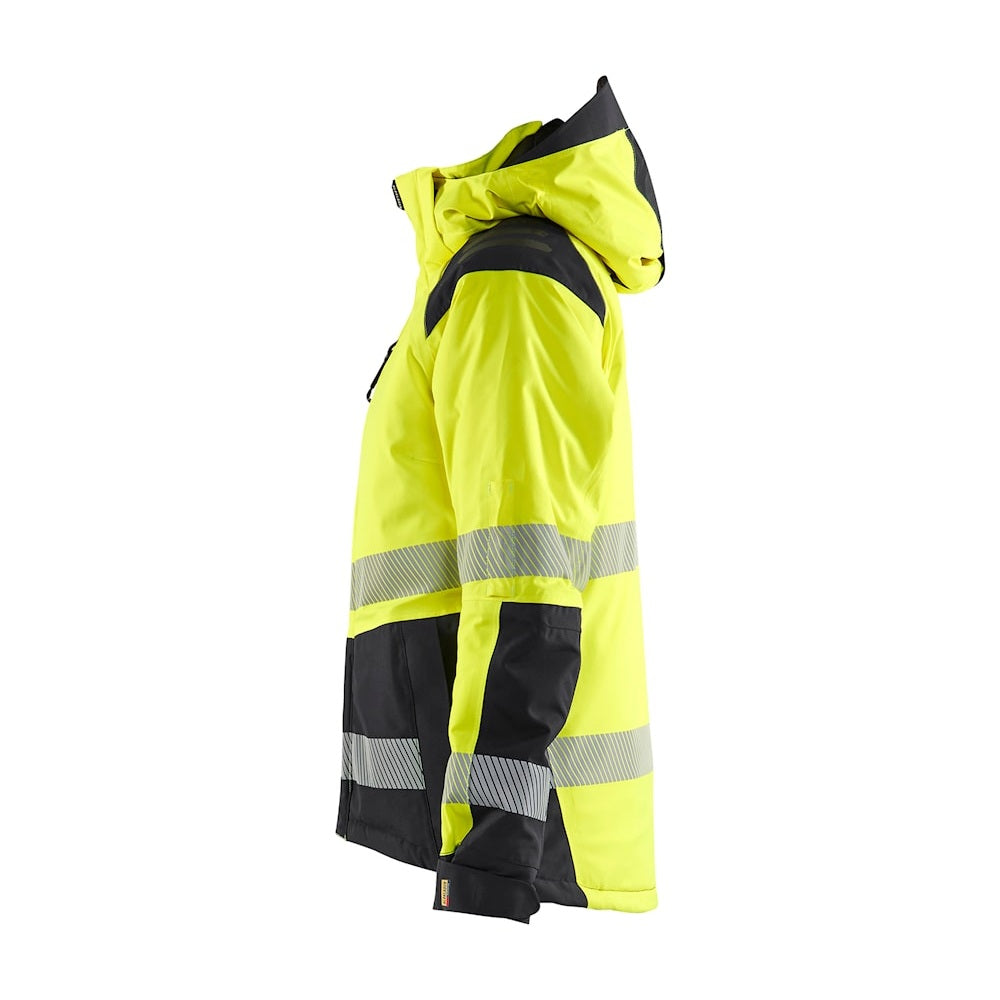 Blaklader Women's Winter Jacket Hi-Vis 4456 #colour_hi-vis-yellow-black