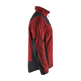 Blaklader Knitted Jacket with Softshell 5942 #colour_burned-red-black