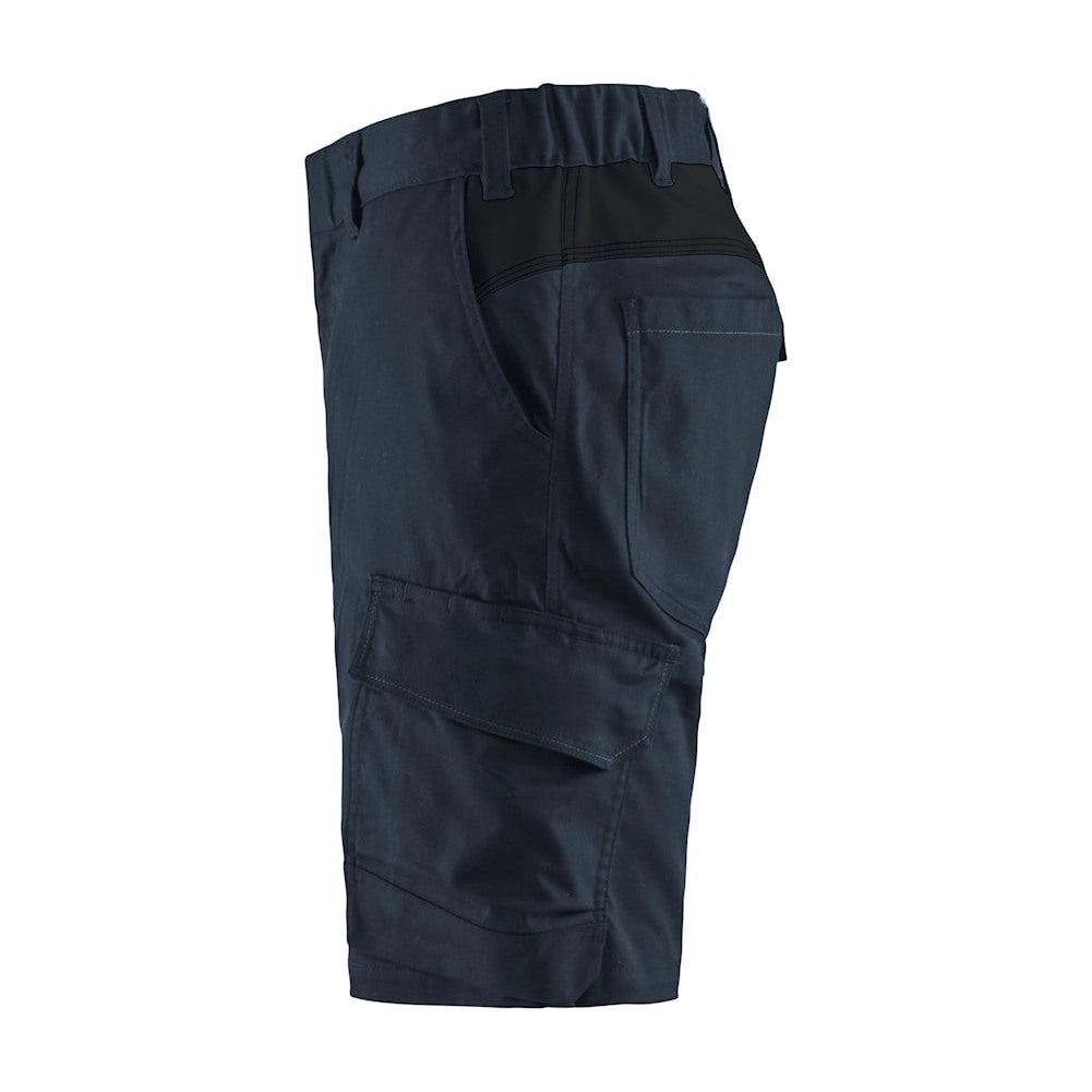 Blaklader Industry Shorts Stretch 1446 #colour_dark-navy-black