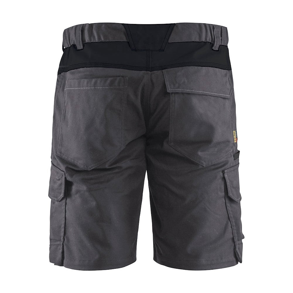 Blaklader Industry Shorts Stretch 1446 #colour_mid-grey-black