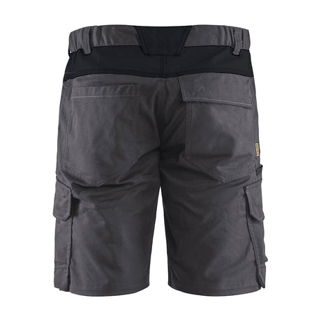 Blaklader Industry Shorts Stretch 1446 #colour_mid-grey-black