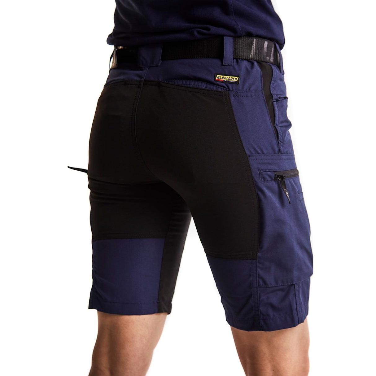 Blaklader Women's Service Shorts with Stretch 7149 #colour_navy-blue-black