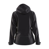 Blaklader Women's Softshell Jacket 4719 #colour_black-hi-vis-yellow
