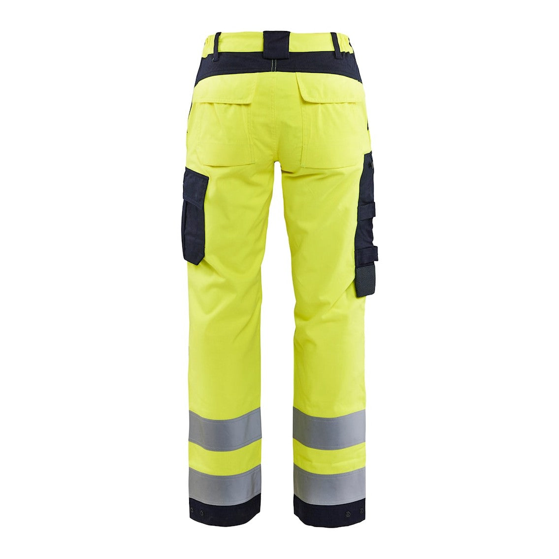 Blaklader Women's Multinorm Inherent Trousers 7189 #colour_hi-vis-yellow-navy-blue