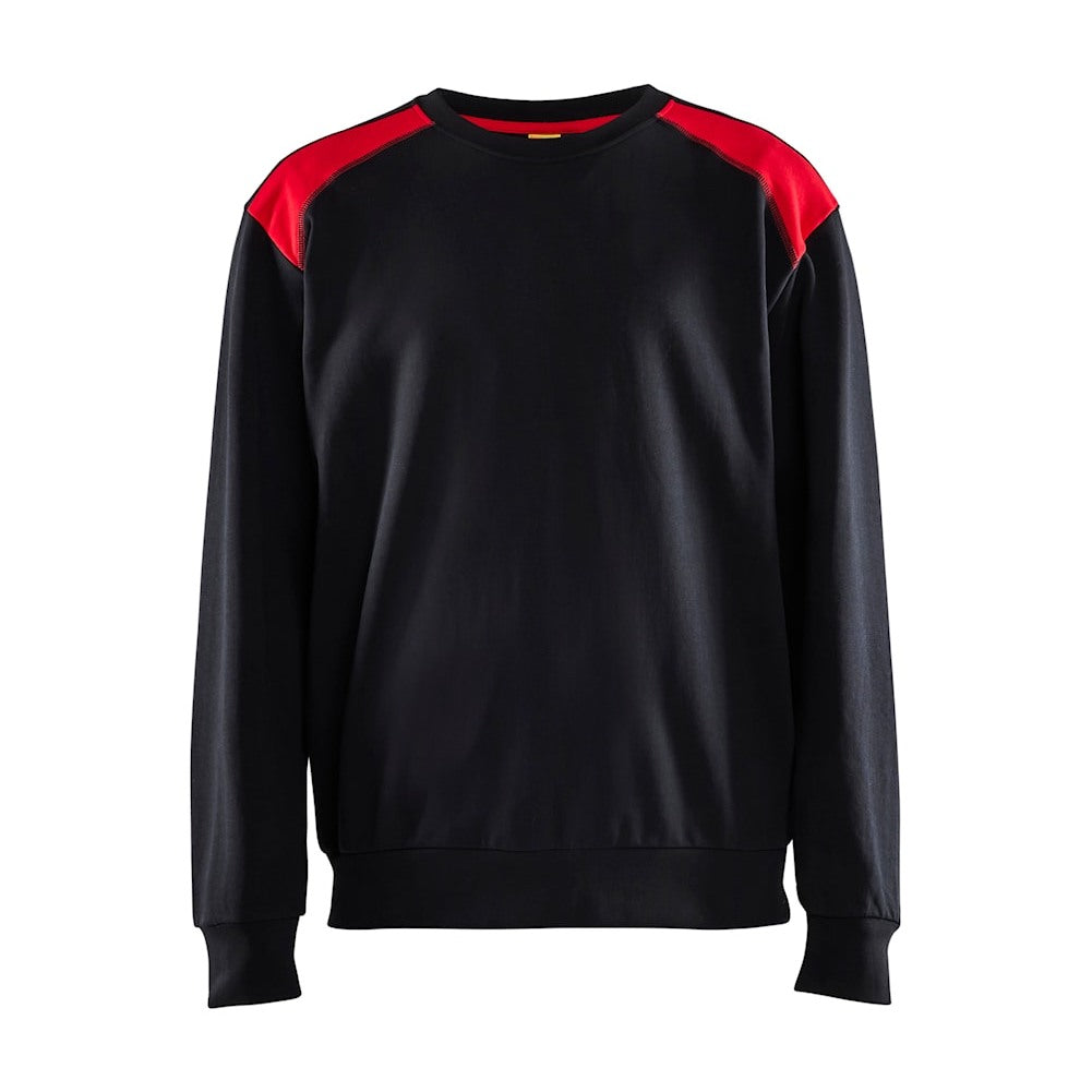 Blaklader Sweatshirt 3580 #colour_black-red