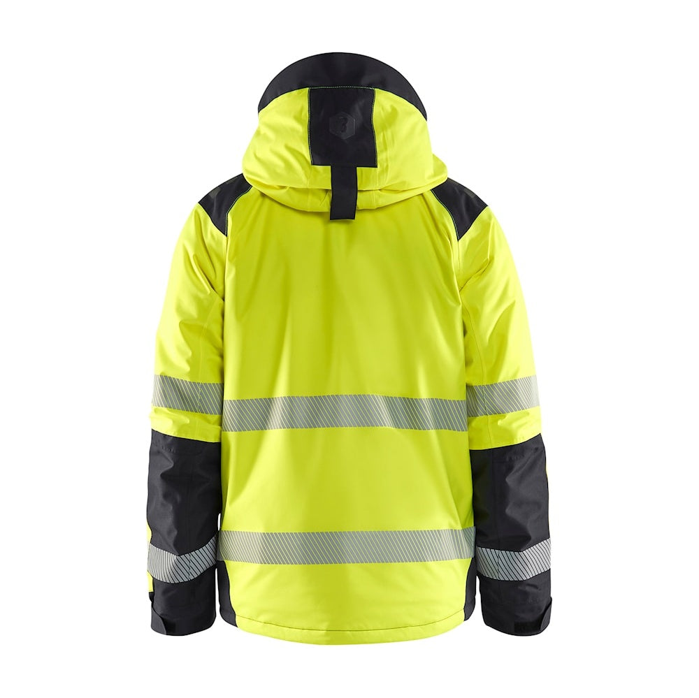 Blaklader Winter Jacket Hi-Vis 4455 #colour_hi-vis-yellow-black