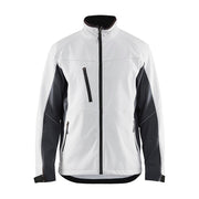 Blaklader Softshell Jacket 4950 #colour_white-dark-grey