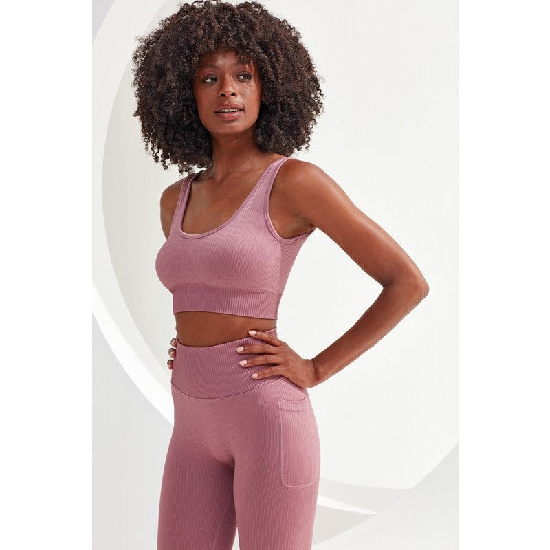 Women's TriDri® Ribbed Seamless 3D Fit Multi-Sport Bra