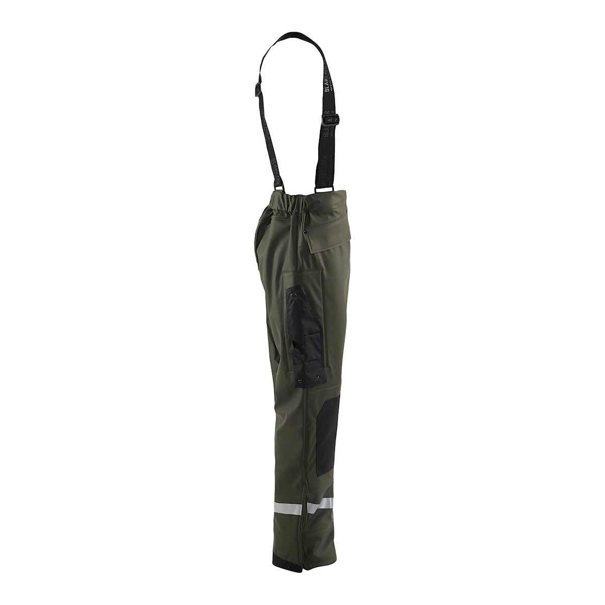 Blaklader Rain Trousers Level 2 1305 #colour_army-green