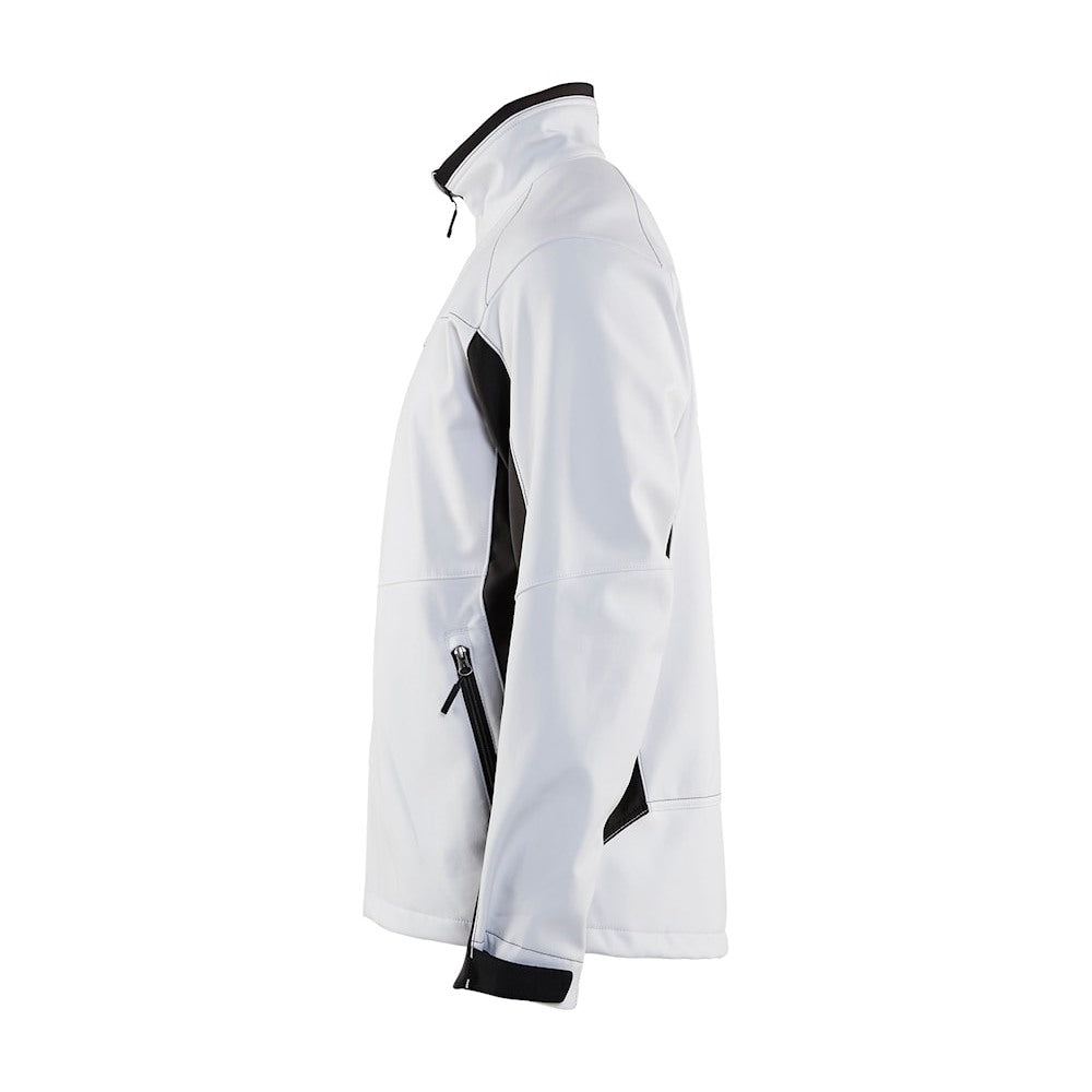 Blaklader Softshell Jacket 4950 #colour_white-dark-grey