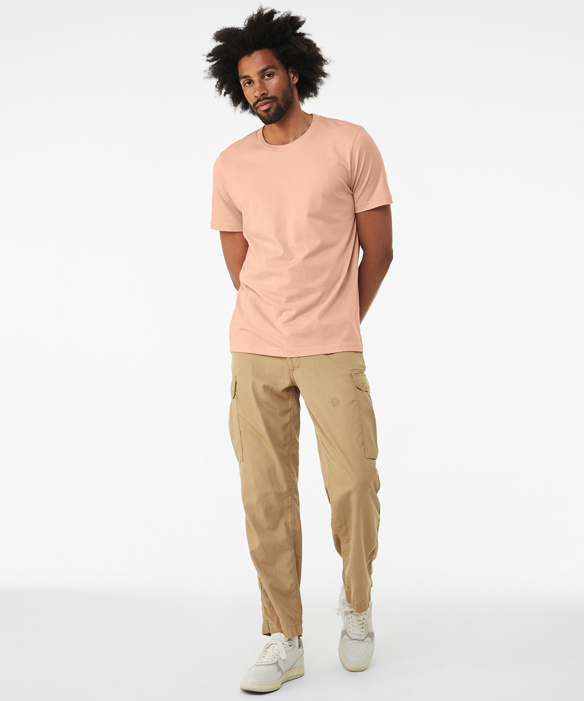 Bella Canvas Unisex Heather Cvc Short Sleeve T-Shirt - Heather Sunset