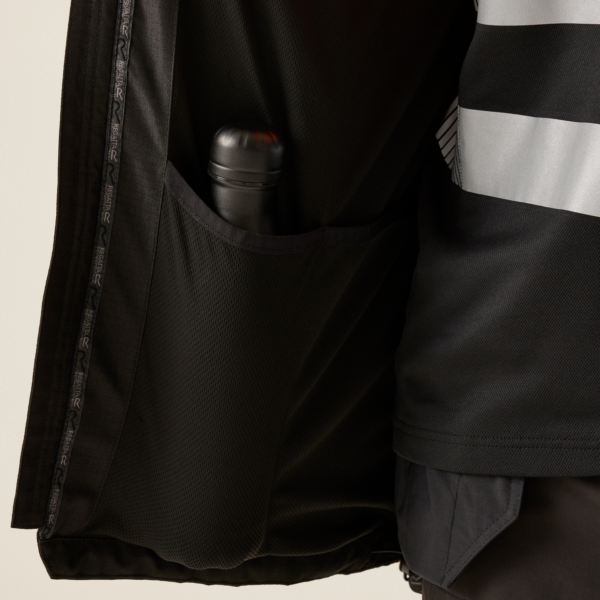 Regatta Professional Mens Hi-VIS X-PRO Waterproof Shell Jacket - Class 2