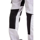 Blaklader Painters Trousers with Stretch 1096 #colour_white-dark-grey