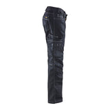 Blaklader Service Trousers Denim Stretch 1439 #colour_navy-blue