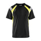Blaklader T-Shirt 3332 #colour_black-hi-vis-yellow